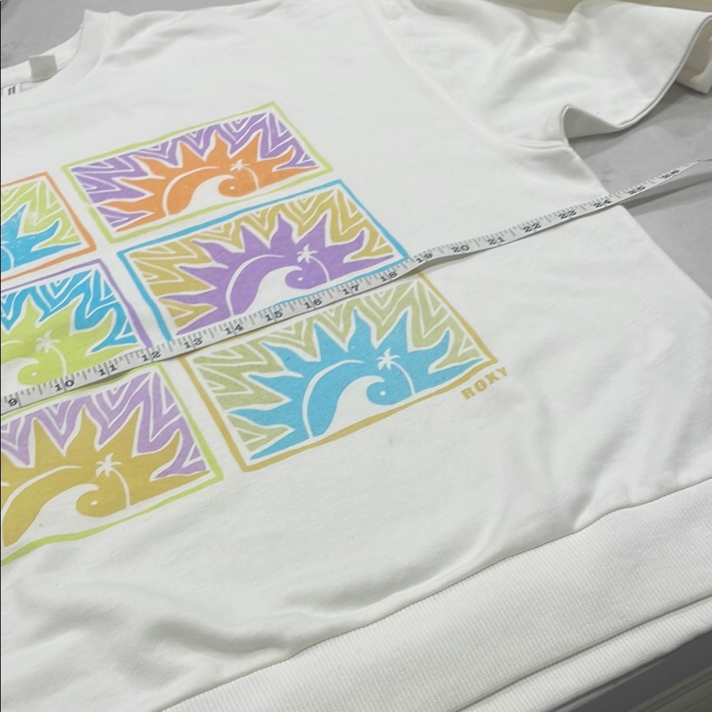 Colorful Roxy Graphic Sweatshirt - Picture 6 of 7